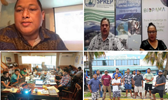 RMI virtual training images. Credit - SPREP