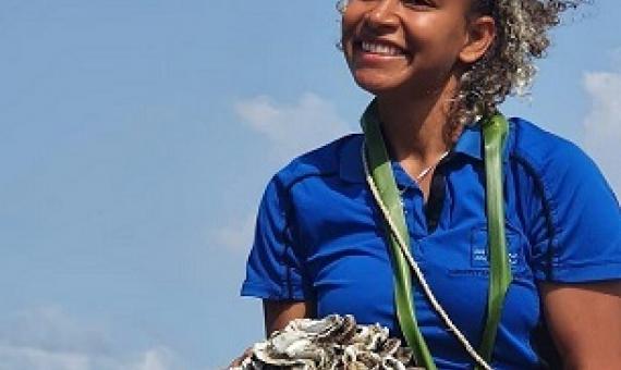 Senior Finfish biologist, Ada Sokach. Credit - Hilaire Bule, www.dailypost.vu