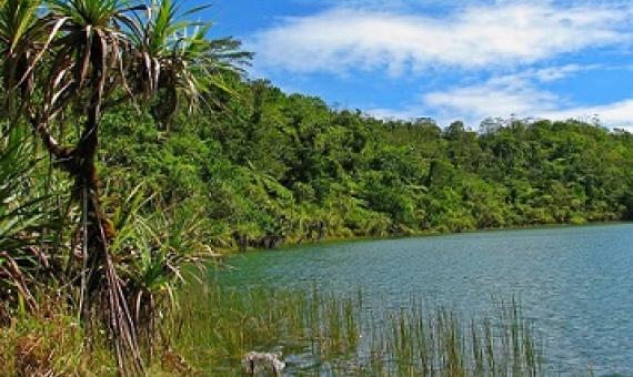 Lake Lanotoo national park Samoa. credit - V. Jungblut