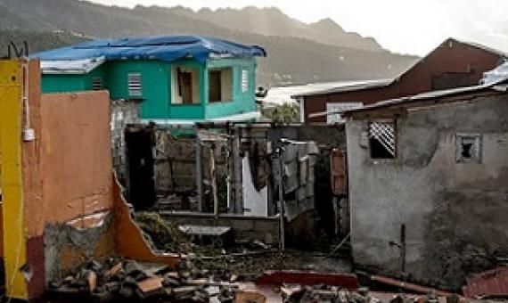 The effects of Hurricane Maria in Dominica in 2017 caused millions of dollars’ worth of damage to the country’s economy.Credit: Alejandro Cegarra/Bloomberg via Getty