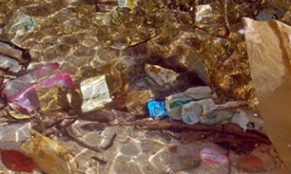 Litter found in the waters of Bali, Indonesia. Image: Behan, CC BY-NC-ND 2.0. 