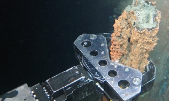 sampling copper on the seafloor
