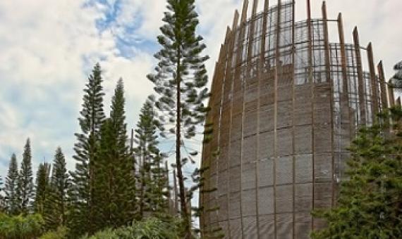 tjibaou cultural centre. noumea, new caledonia