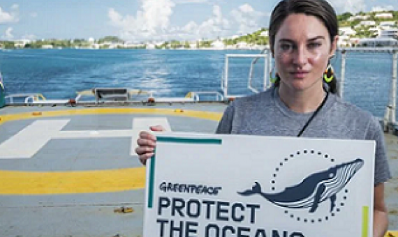Shailene Woodley, actor and climate change advocate